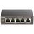 D-Link DGS-1005P / B3A Неуправляемый коммутатор с 5 портами 10 / 100 / 1000Base-T  (4 порта PoE 802.3af / at,  PoE-бюджет 60 Вт)