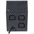 Powercom RPT-1000A Raptor,  Line-Interactive,  1000VA  /  600W,  Tower,  IEC