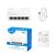 Коммутатор /  5-Port Gigabit Desktop Switch,  5 10 / 100 / 1000M RJ45 Ports,  Loop Detection,  Desktop Plastic Case,  Power Saving,  Plug & Play,  Wall-Mount,   Power Adapter Not Included