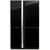 Холодильник Sharp /  183x89.2x77.1 см,  объем камер 394+211,  No Frost,  морозильная камера снизу, черный