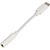 Переходник Buro BHP TPC-JCK USB Type-C  (m) Jack 3.5mm  (f) белый