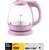 Чайник электрический Kitfort КТ-653-2 1л. 1100Вт розовый  (корпус: пластик / стекло)