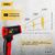 Инфракрасный пирометр  (термометр) с цветным экраном Deli DL333550