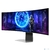 Samsung 49" Odyssey OLED G9 G95SD S49DG952SI Curved  (OLED 32:9 5120x1440x240Hz 0, 03ms 250cd 1M:1 178 / 178 1, 07B DP; HDMI; Micro HDMI USB-Cx2 SmartTV, WiFi5,  BT5.2,  RC Spk 2x5W HAS Tilt VESA Silver