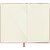 Блокнот Moleskine CLASSIC QP062R Large 130х210мм 240стр. нелинованный твердая обложка фиксирующая резинка красный