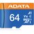 Флеш карта microSD 64GB A-DATA microSDHC Class 10 UHS-I A1 100 / 25 MB / s  (SD адаптер)