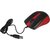 Мышь Oklick 225M черный / красный оптическая  (1200dpi) USB  (2but)