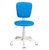 Кресло детское Бюрократ CH-W204NX / BLUE голубой TW-55  (пластик белый)
