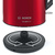 Чайник электрический Bosch TWK3P424 1.7л. 2400Вт красный  (корпус: нержавеющая сталь)