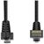 Патч-корд Vention прямой UTP cat.6a,  RJ45 угол 90 - 5м. Черный