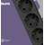Buro BU-SP5_USB_2A-B Сетевой фильтр,  5м,  6 розеток,  черный