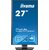 LCD Iiyama 27" XUB2797QSNP-B1 {IPS 2560x1440 100Hz 1ms 300cd 1300:1 HDMI DisplayPort USB-C KVM RJ45 HAS VESA}
