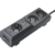 Surge protector Pilot 3G 3xGP euro outlets,  10А / 2.2кВа,  2xUSB,  5m,  black