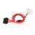 Кабель Cablexpert CC-SATA-C2 Combo Slim (mini) SATA molex+SATA  /  SATA,  15pin+7pin,   (длина инт - 35см,  питание - 30см)