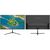 Монитор 23.8" AIWA MD2410 Black  (IPS,  1920x1080,  HDMI+HDMI+DP,  1 ms,  178° / 178°,  300 cd / m,  1000:1,  180Hz,  Spk)