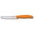 Набор ножей Victorinox Swiss Classic  (6.7836.L119B) столовый заточка: серрейторная оранжевый  (2шт. в наборе) 110мм блистер