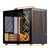 Корпус без блока питания /  Корпус JONSBO Jonsplus Z20 Orange / Black MATX без БП,  боковая панель из закаленного стекла,  mini-ITX,  micro-ATX,  черно-оранжевый