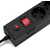 Buro BU-SP5_USB_2A-B Сетевой фильтр,  5м,  6 розеток,  черный