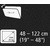 Кронштейн для телевизора Hama TILT TV Premium черный 19"-48" макс.25кг настенный