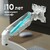 ONKRON G80 WHITE Кронштейн для мониторов 13-27'' ГАЗЛИФТ макс 100*100 наклон -45 / +90?,  поворот +-90°,  2 колена,  от стены: до 450мм,  крепление к столу 10-85мм,  вес до 6.5кг,  белый