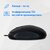 Мышь Oklick 105S черный оптическая  (800dpi) USB для ноутбука  (2but)