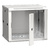 19" настенный шкаф 9U 600x450,  стекл. передняя дверь,  серый  (плоск. упак)