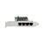 Network Interfaced Card LR-LINK LREC9224PT,  Gigabit Ethernet PCIe x1 Card  (Quad Port) ,  Intel i350,  4 x RJ45