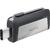 Sandisk 64Gb Ultra Dual SDDDC2-064G-G46 USB3.0 Флеш Диск серый / узор