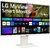 Монитор LG 31.5" 32SR85U-W белый IPS LED 16:9 HDMI M / M Cam матовая HAS 400cd 178гр / 178гр 3840x2160 60Hz UHD USB 7.7кг