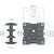 Kromax ATLANTIS-45 Кронштейн для телевизора серый 22"-65" макс.45кг настенный поворот и наклон