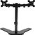 Кронштейн для мониторов ЖК Buro M042 черный 17"-27" макс.8кг настольный поворот и наклон