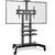 Мобильная стойка ONKRON на 1 ТВ 55-80" от 200 х 200 до 800 х 500,  макс нагр 90,  9кг,  портретная / альбомная ориентация,  высота 1050-1650 мм,  черный