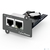 CyberPower SNMP карта RMCARD205 Remote management SNMP card for OL,  OLS,  PR,  OR series UPSs,  PowerPanel® Business Edition software,  сompatible with ENVIROSENSOR,  0.15x0.15x0.07m.,  0.2kg.