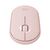 Мышь беспроводная Logitech Pebble M350 Pink розовая,  оптическая,  1000dpi,  2.4GHz,  USB-ресивер,  бесшумная,  под обе руки