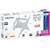 Kromax ATLANTIS-45 white,  Кр. стал. наст. для TV 22"-65",  max 45 кг,  5 ст св.,  нак. +5°-15°,  пов. 160°,  от ст. 55-470 мм,  max VESA 400x400 мм
