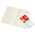 Блокнот Moleskine VOLANT QP721F16B24 Large 130х210мм 96стр. линейка мягкая обложка оранжевый / голубой  (2шт)