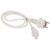 Lanmaster LAN-PP13 / SH-1.8-WH Шнур питания C13-Schuko прямая,  3х0.75,  220В,  10А,  белый,  1.8 метра