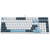 Клавиатура A4Tech Fstyler FS300 механическая белый / синий USB for gamer LED  (FS300 PANDA SNOWBOARDING)