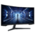 МОНИТОР 34" Samsung C34G55TWWI Black Сurved  (LED,  Wide,  3440x1440,  165Hz,  1ms,  178° / 178°,  250 cd / m,  2500:1,  +DP,  +НDMI,  )