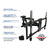 Kromax ATLANTIS-35 Кронштейн для телевизора серый 26"-65" макс.60кг настенный поворот и наклон
