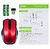 Мышь Acer OMR032 черный / красный оптическая  (1600dpi) беспроводная USB  (4but)