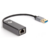 VCOM DU312M Кабель-переходник USB 3.0  (Am) --> LAN RJ-45 Ethernet 1000 Mbps,  Aluminum Shell