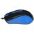 Мышь Oklick 225M черный / синий оптическая  (1200dpi) USB  (2but)