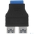 Espada Переходник с материнской платы Ei20U32,  20pin female на 2 порта USB 3.0 female  (Ei20U32)  (45366)