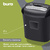 Шредер Buro Office BU-S1204D  (секр.P-4) / фрагменты / 12лист. / 21лтр. / пл.карты / CD