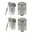 Коннектор Lanmaster TWT-PL12-6P6C / 100 RJ12