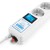 Surge protector Power Cube Pro 1, 9 m,  LC circuit,  6 outlets  (white) 16A  /  3, 5kVt