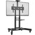 Мобильная стойка ONKRON на 1 ТВ /  32-65" от 200 х 200 до 400 х 600 наклон 0? поворот 0? макс нагр 45, 5 кг Высота 1200-1500 мм,  кабель-канал,  регулировка полки по высоте,  колесики с блокировкой,  черная