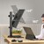 ONKRON D101FS BLACK Кронштейн для монитора 10-32" макс. 100*100,  настольная подставка,  наклон -85?+45? поворот 360?,  вылет от основание 0-113мм,  макс.перемещение по вертикали 200-380мм,  нагрузка 10кг,  портрет / альбом ориентиция