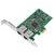 Сетевая карта NetXtreme BCM5720-2P  (BCM95720A2003AC) SGL Dual-Port 1Gb RJ-45 Ethernet Server Adapter,  LP + FH brackets incl,  BOX